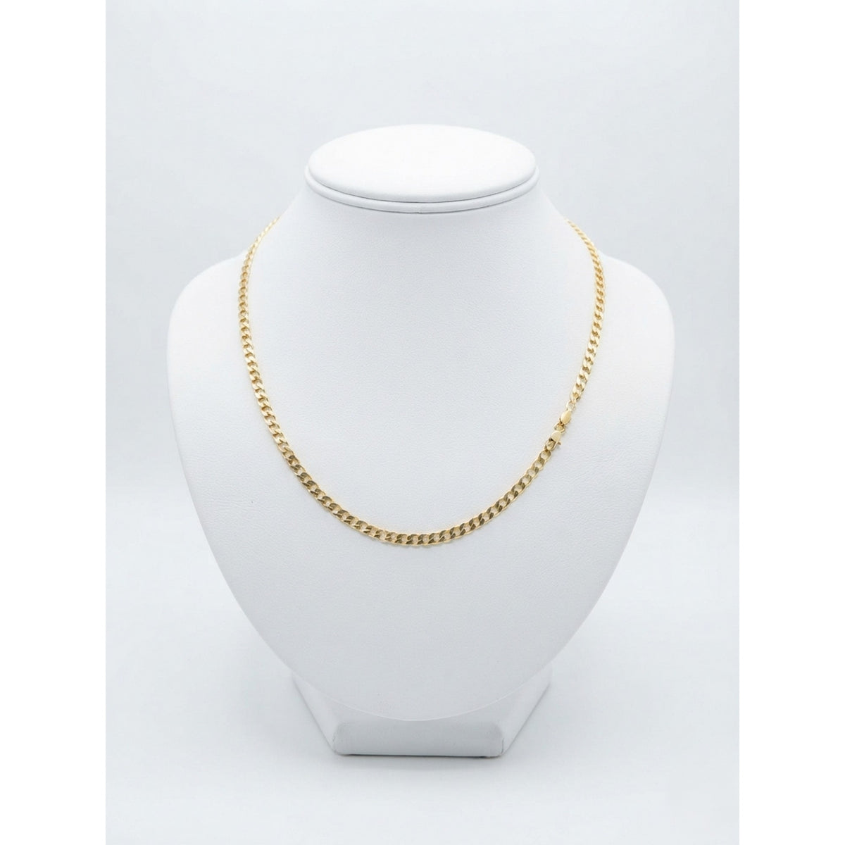 9ct Yellow Gold Flat Curb Chain 16" 10276