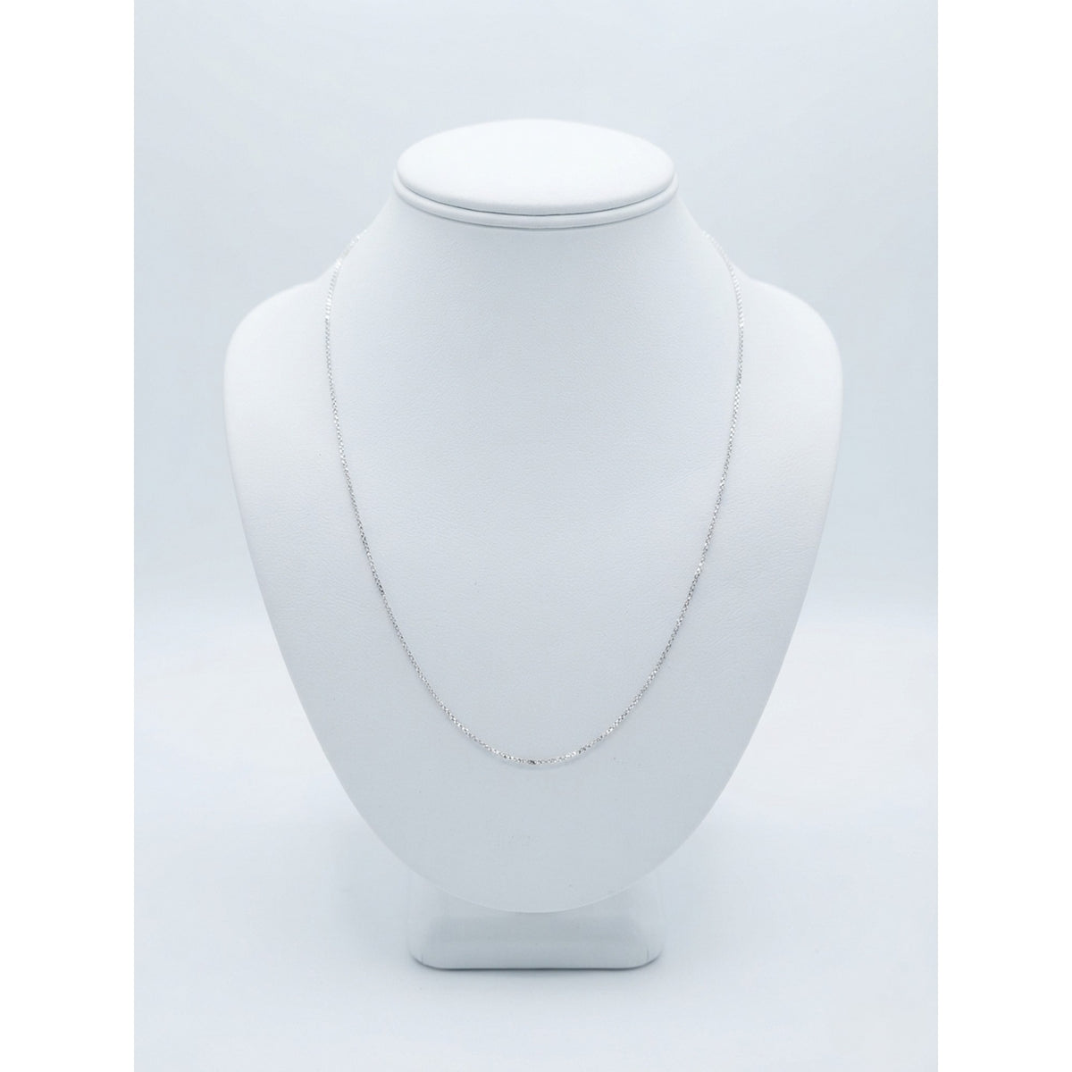 9ct White Gold 20" Fine Box Chain 13081