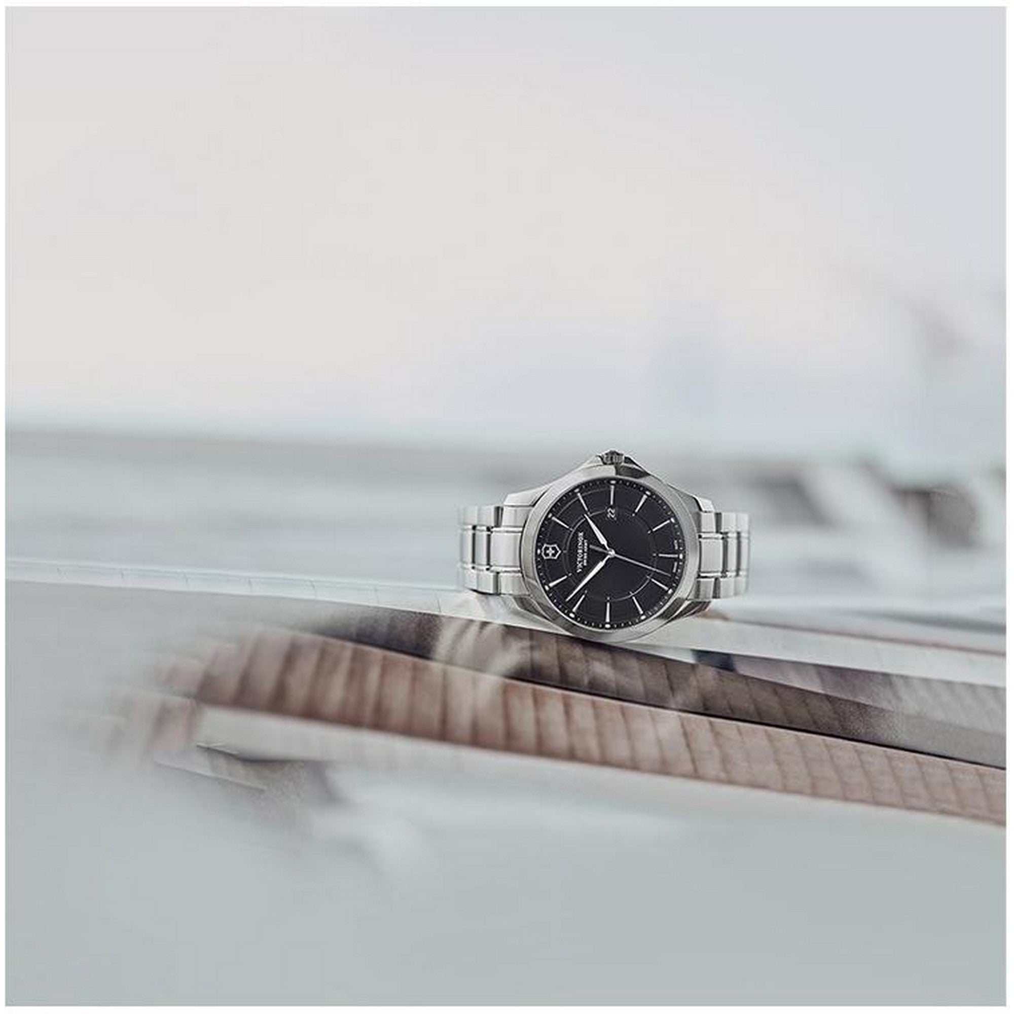 Victorinox Alliance 40mm Black Dial Stainless Steel Watch 241909