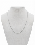 9ct White Gold 18" Spiga Chain 4522