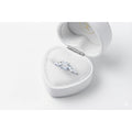 9ct White Gold Trilogy CZ Ring 4958