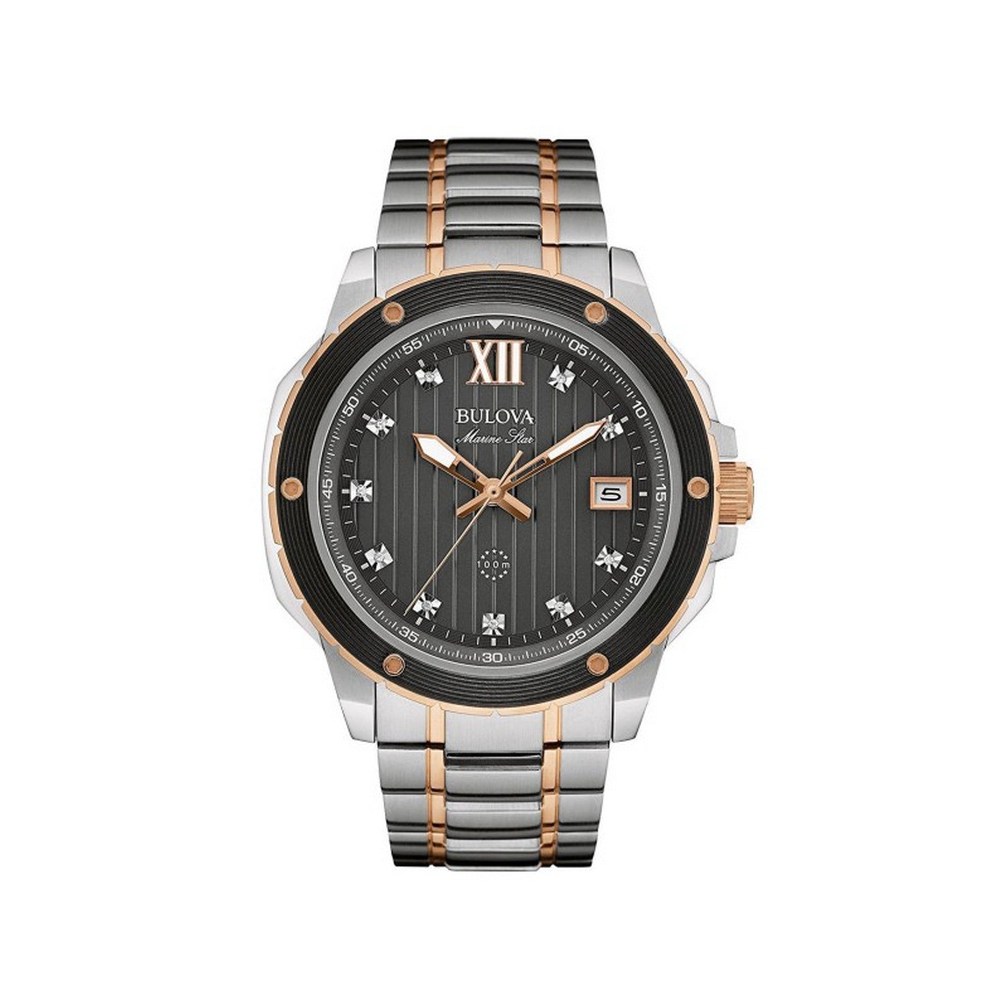 Bulova Gents Marine Star Diamond Watch 98D127 (LAST ONE, EX-DISPLAY)