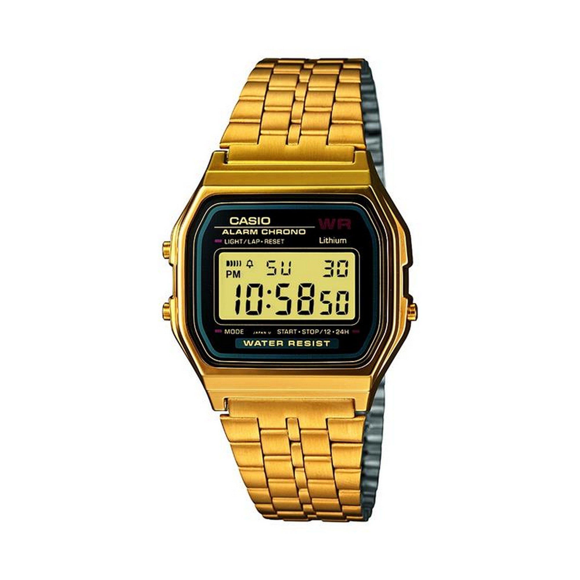 Casio Gold Stainless Steel Bracelet Watch A159WGEA-1EF