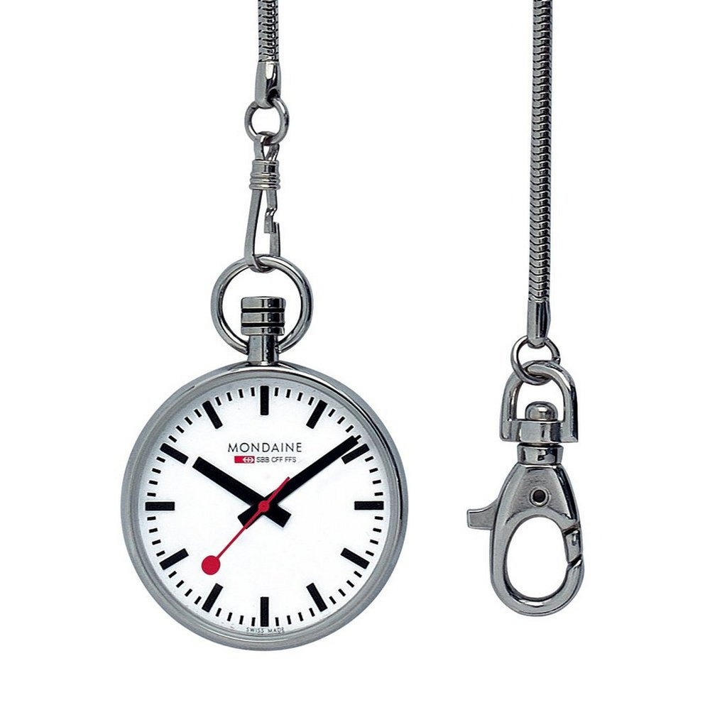 Mondaine Pocket Watch  43mm Stainless Steel A660.30316.11SBB
