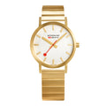 Mondaine 36mm, Stainless Steel Gold Plated Watch - A660.30314.16SBM