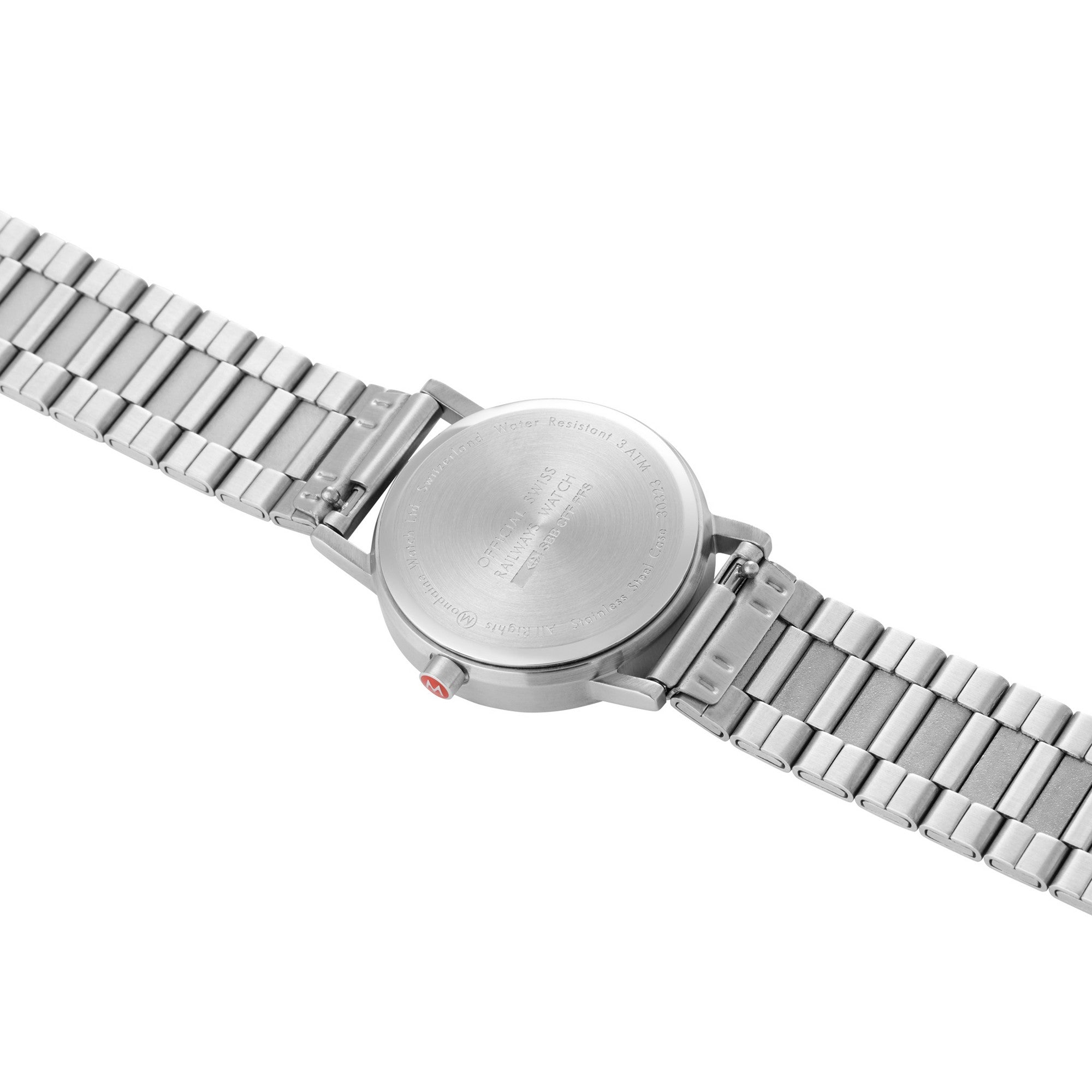 Mondaine Classic 36mm, Silver Stainless Steel Watch - A660.30314.16SBW