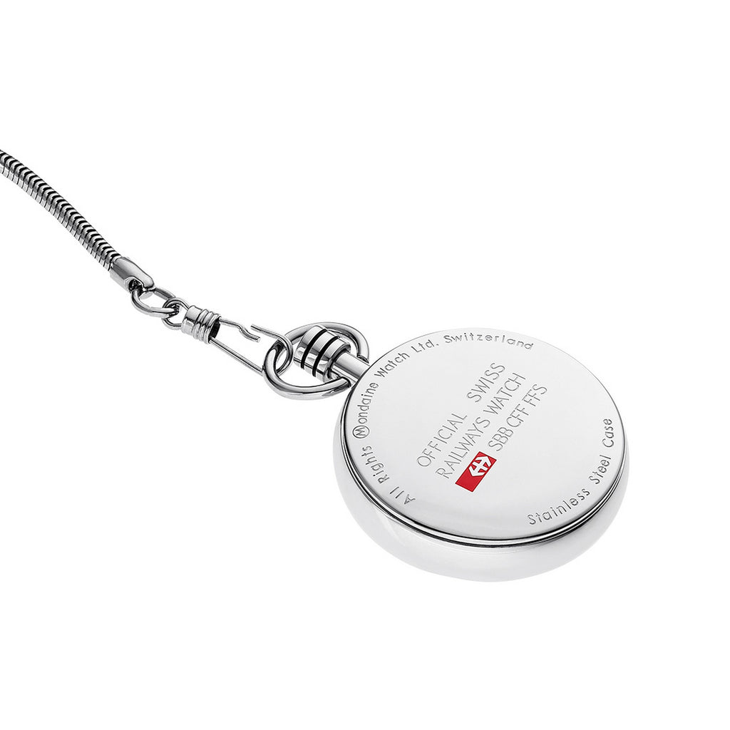 Mondaine Pocket Watch  43mm Stainless Steel A660.30316.11SBB