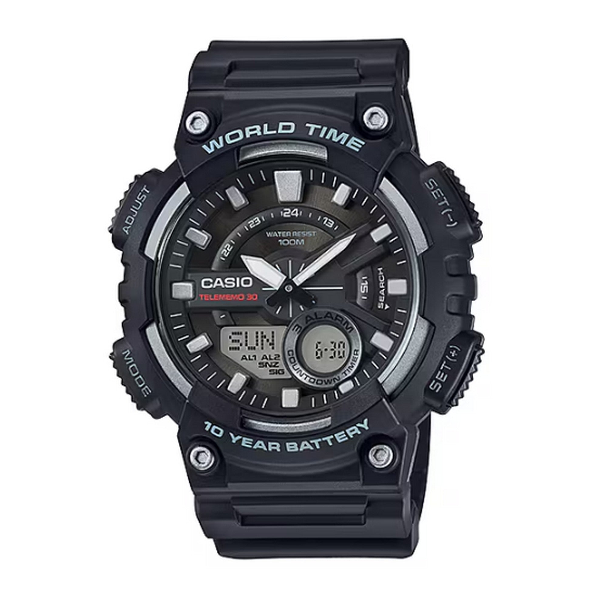 Casio Gents Telememo Watch AEQ-110W-1AVEF