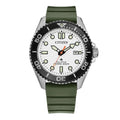 Citizen Gents Promaster Divers Eco-Drive Green Strap Watch BN0265-00A