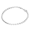 Silver Cube Chain Bracelet 1985