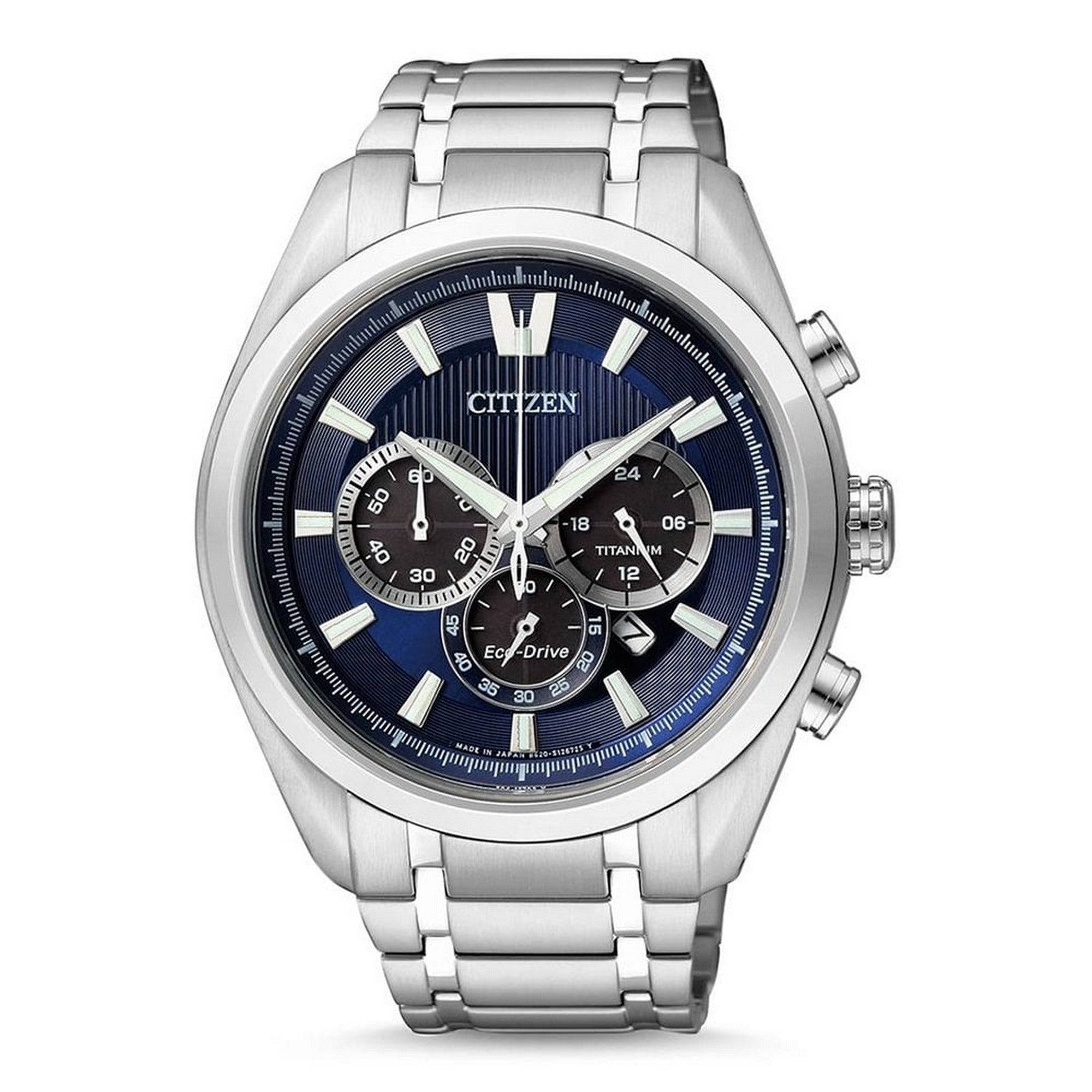 Citizen Gents Eco-Drive Super-Titanium Chronograph Watch CA4010-58L