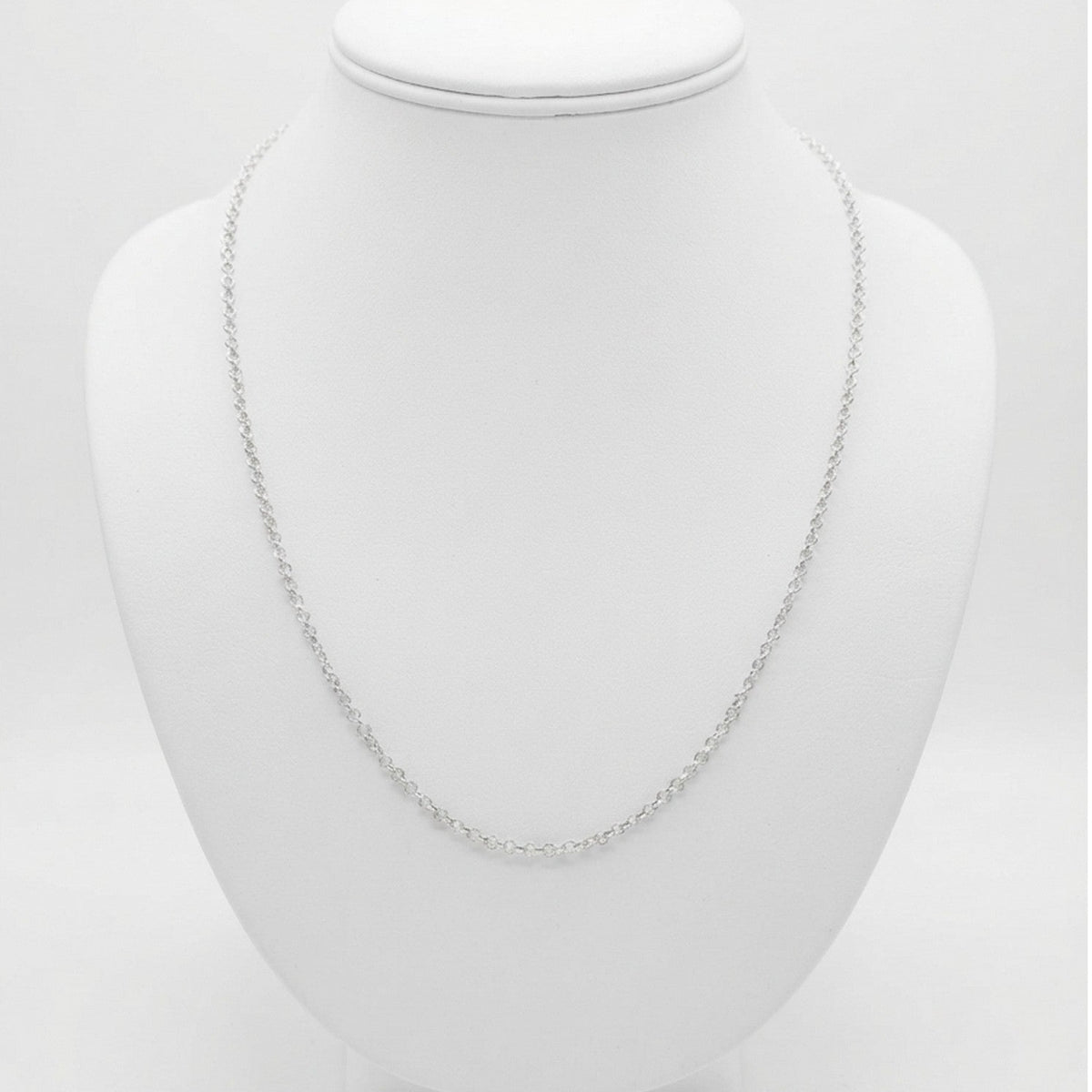 9ct White Gold 20" Belcher Chain 12736
