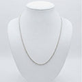 9ct White Gold 20" Spiga Chain 12734