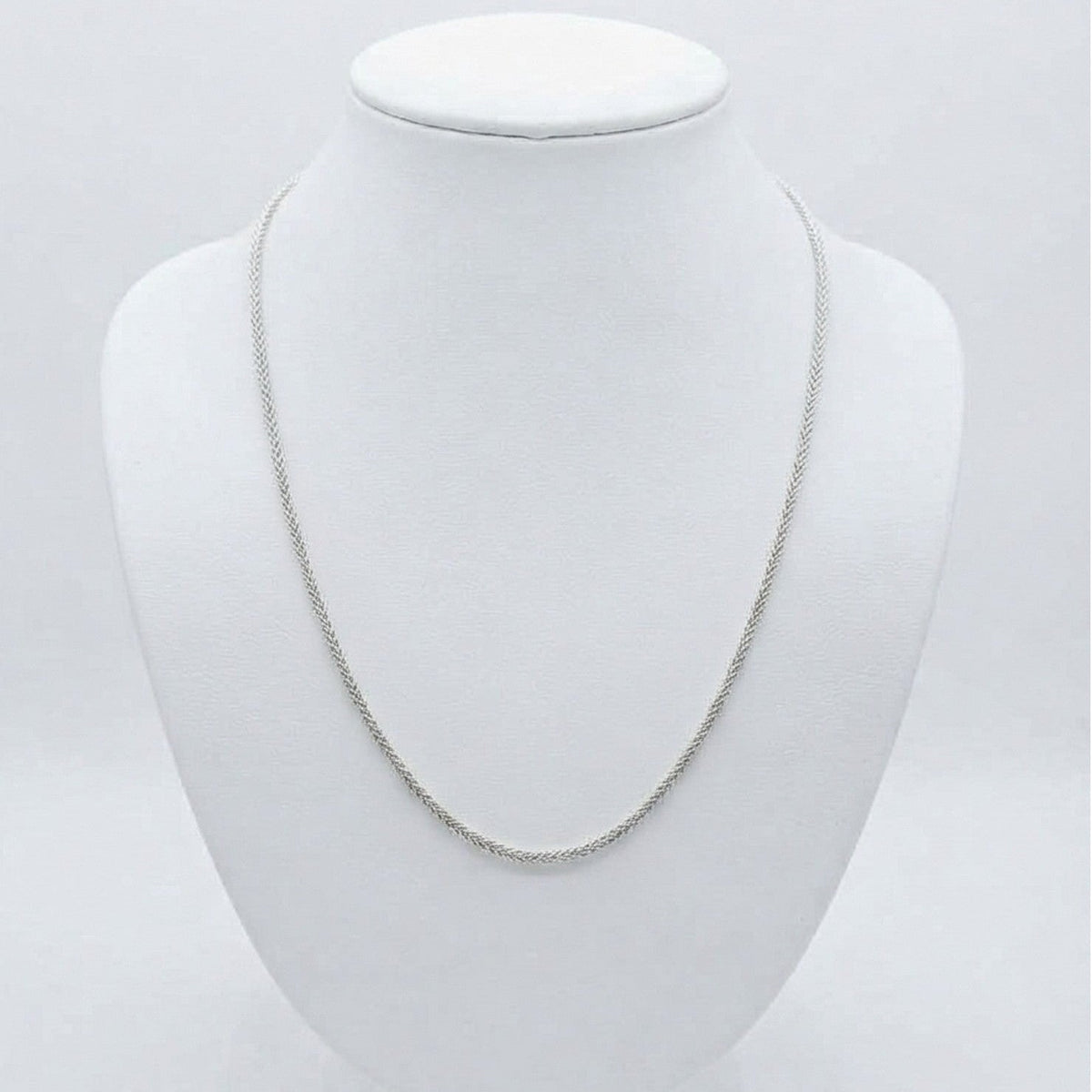 9ct White Gold 20" Spiga Chain 12734