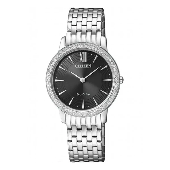 Citizen Ladies Eco-Drive Silhouette Crystal Watch EX1480-58E