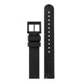 Mondaine 16mm Black Natural Rubber Based Mondaine Strap FP16916.20B