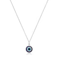 Sterling Silver 18" Evil Eye Necklace 10665