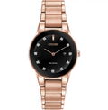 Citizen Ladies Eco-Drive Axiom Diamond Rose Plated S/Steel Bracelet Watch GA1058-59Q