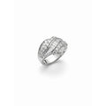 9ct White Gold Large Cluster Diamond Ring GLB4092