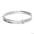 Silver Babies Expanding Angel Bangle 2098