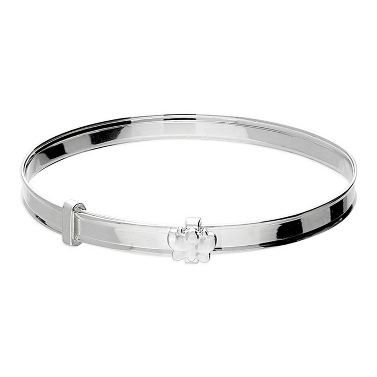 Silver Expandable Baby Butterfly Bangle 2147