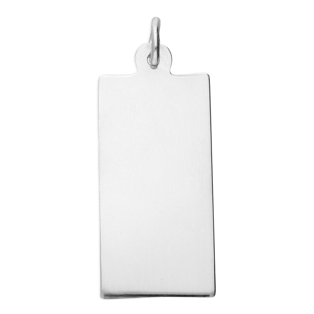 Silver 27mm St Christopher Tag Pendant 2249