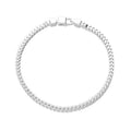 Silver Gent's D/C Franco 4-Sided Bracelet 2250