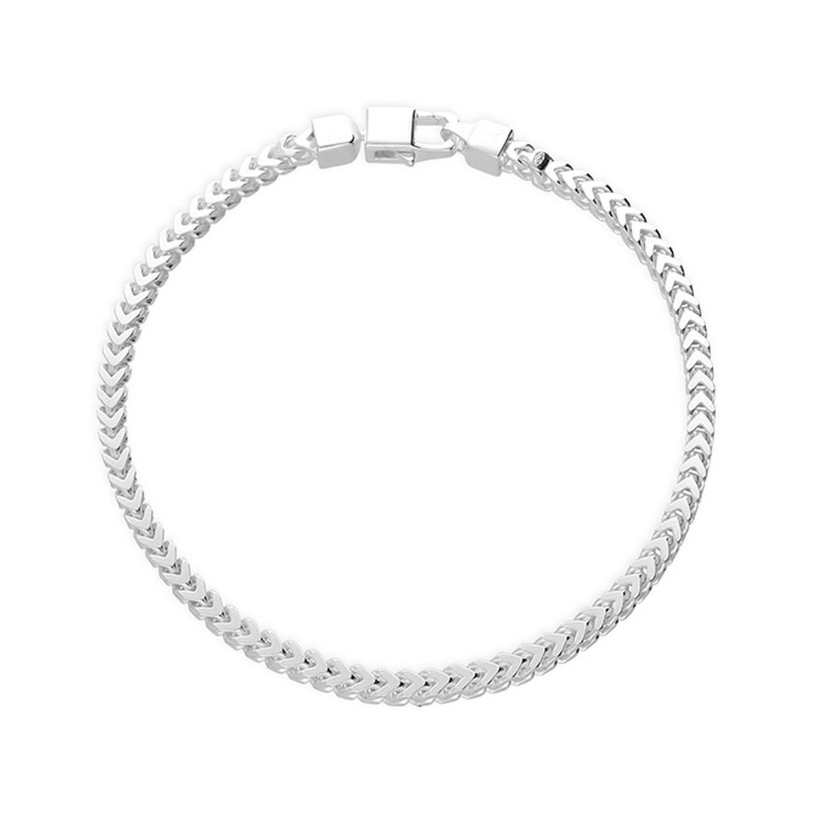 Silver Gent's D/C Franco 4-Sided Bracelet 2250