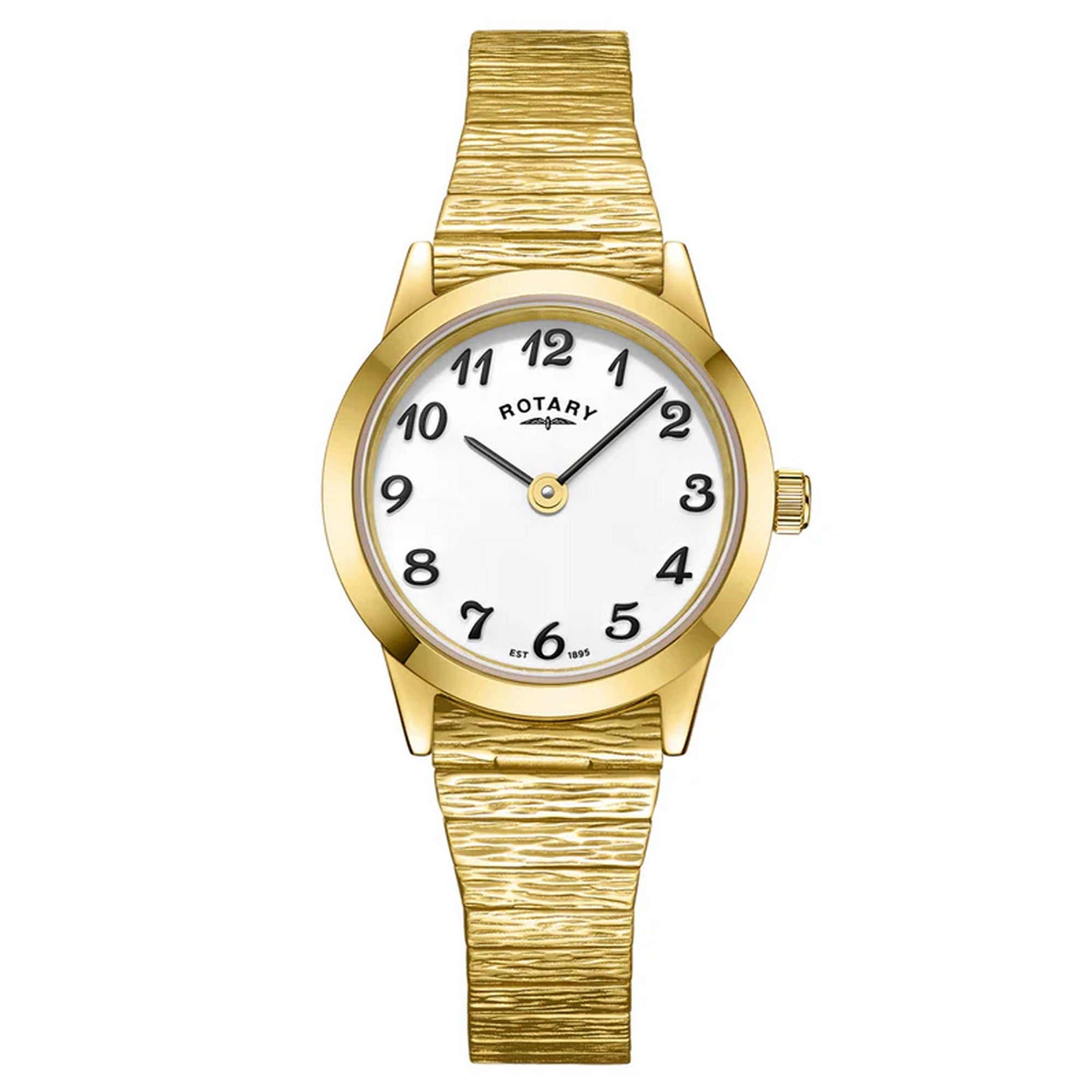 Rotary Ladies Heritage Altera S/Steel Gold Plated Expandable Watch LB00762/01