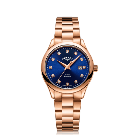 Rotary Oxford Ladies Diamond Bracelet Watch LB05096/05/D