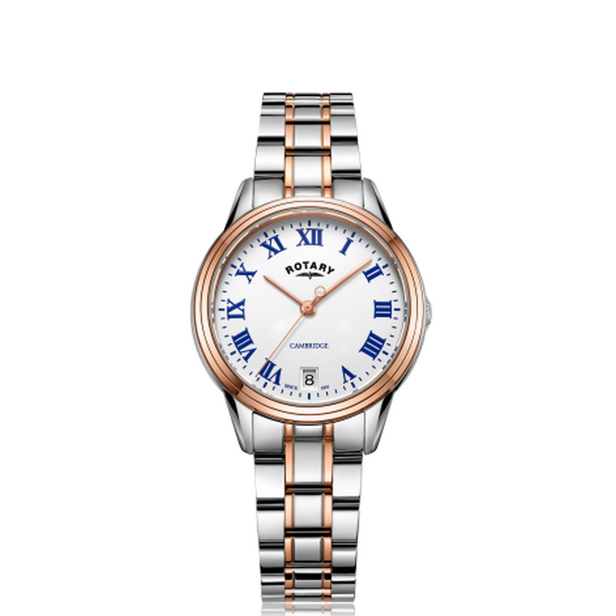 Rotary Two Tone Rose Gold Cambridge Ladies Quartz LB05260/01