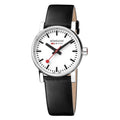Mondaine Ladies EVO2 30mm Black Leather Watch MSE.30110.LB