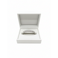 Sterling Silver and CZ Hinged Bangle PN-NI149CZ