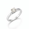 9ct White Gold & 0.31ct Diamond Solitaire Ring R7379A