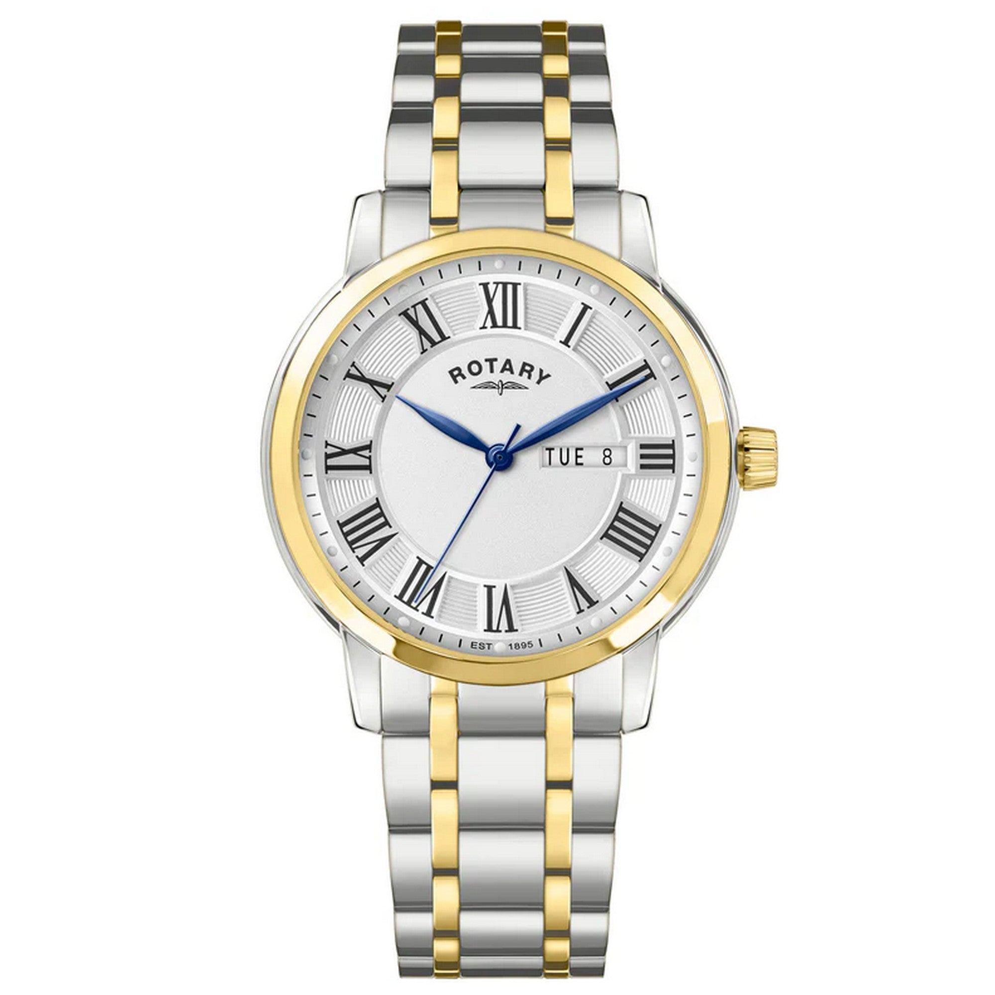 Rotary Gents Heritage S/Steel Two-Tone Watch RGB10021/70