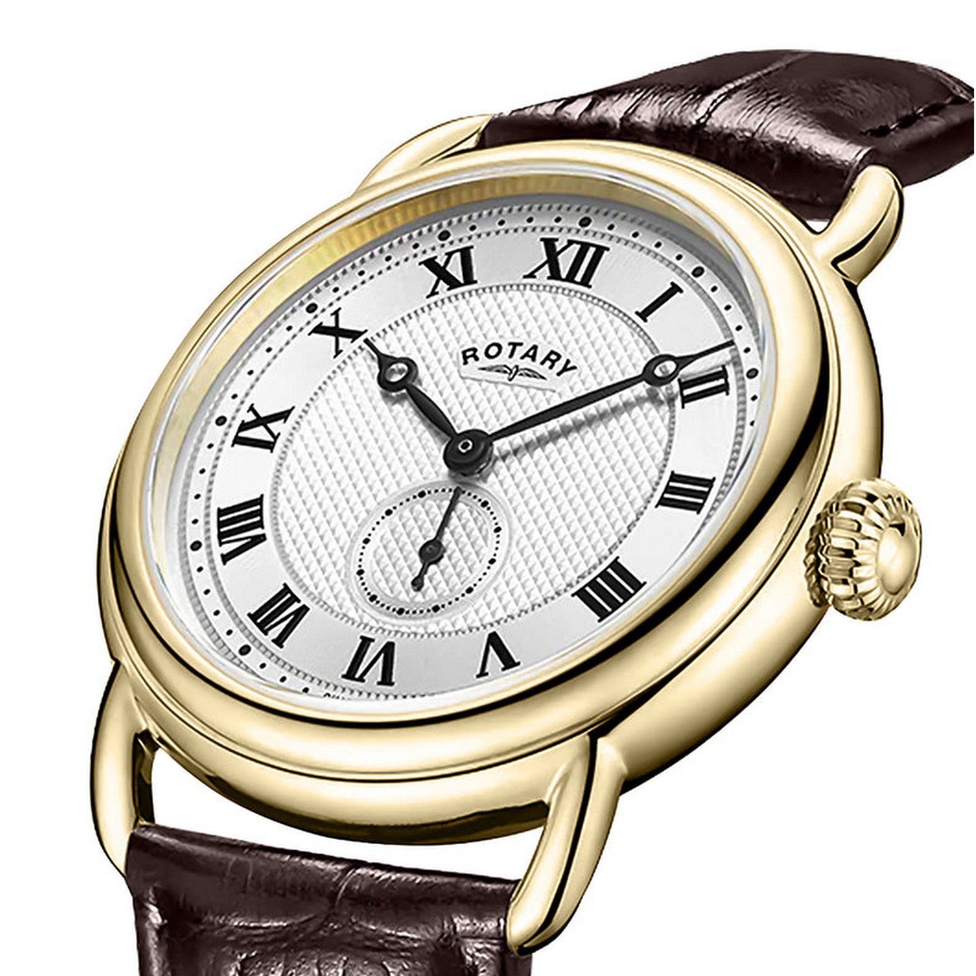 Rotary Gents Heritage Brown Leather Watch - RGS10014/06