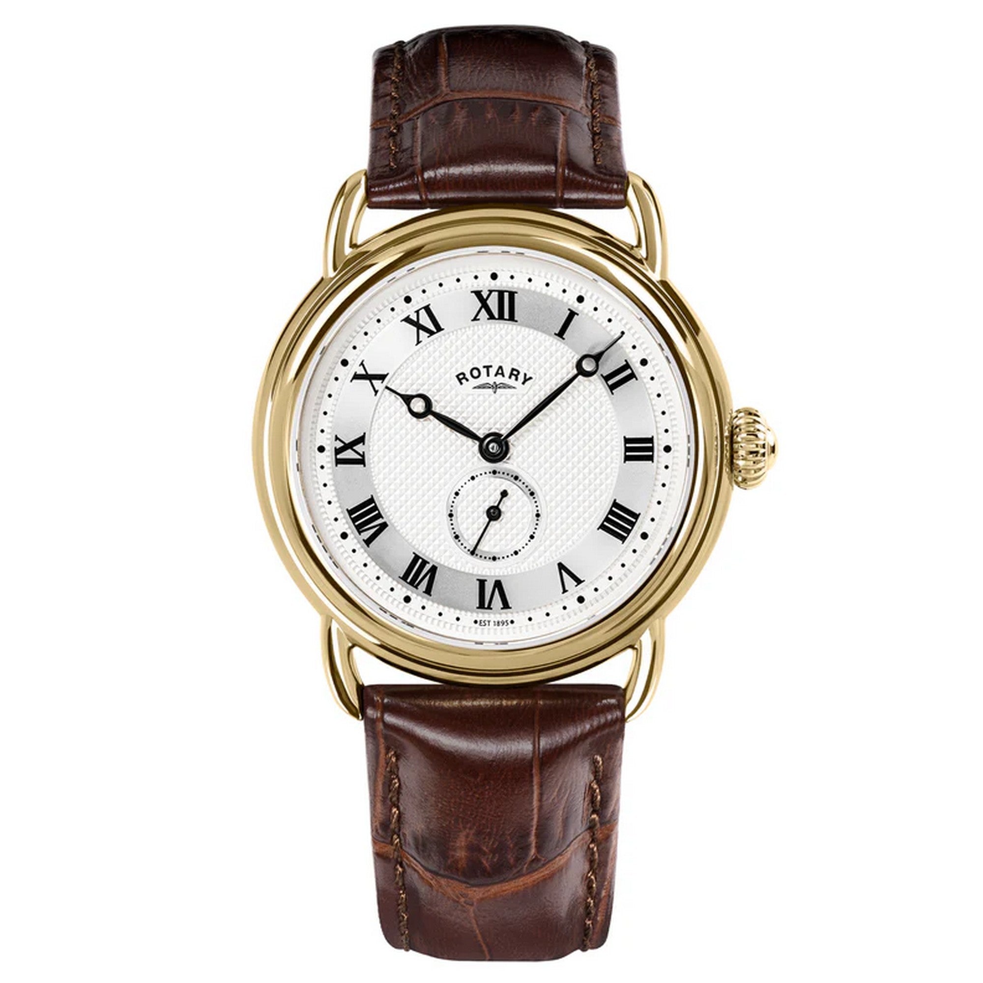 Rotary Gents Heritage Brown Leather Watch - RGS10014/06