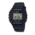 Casio Gents Standard Digital Black Resin Strap Watch W-218H-1AVEF