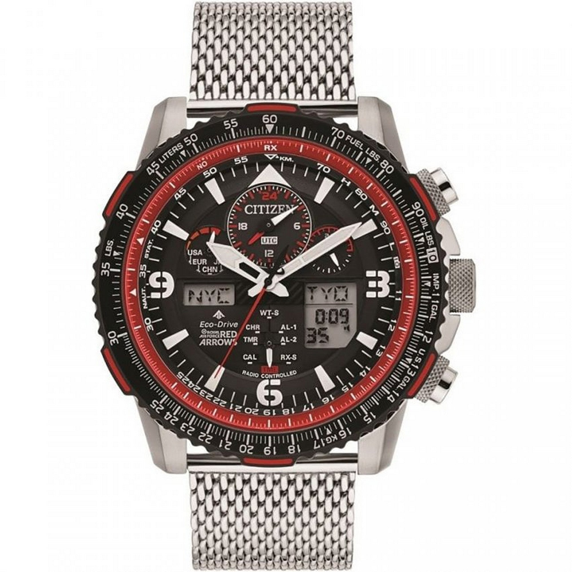 Citizen Radio Controlled, Eco Drive, Red Arrows Watch JY8079-76E