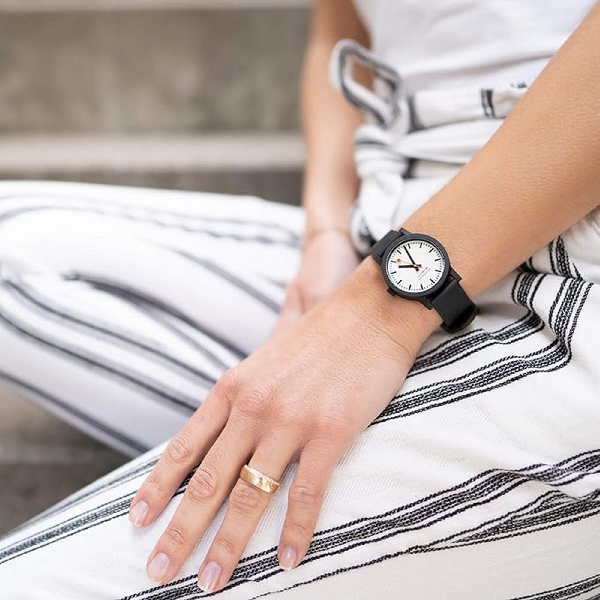 Mondaine Essence 32mm Vegan Sustainable Watch MS1.32110.RB