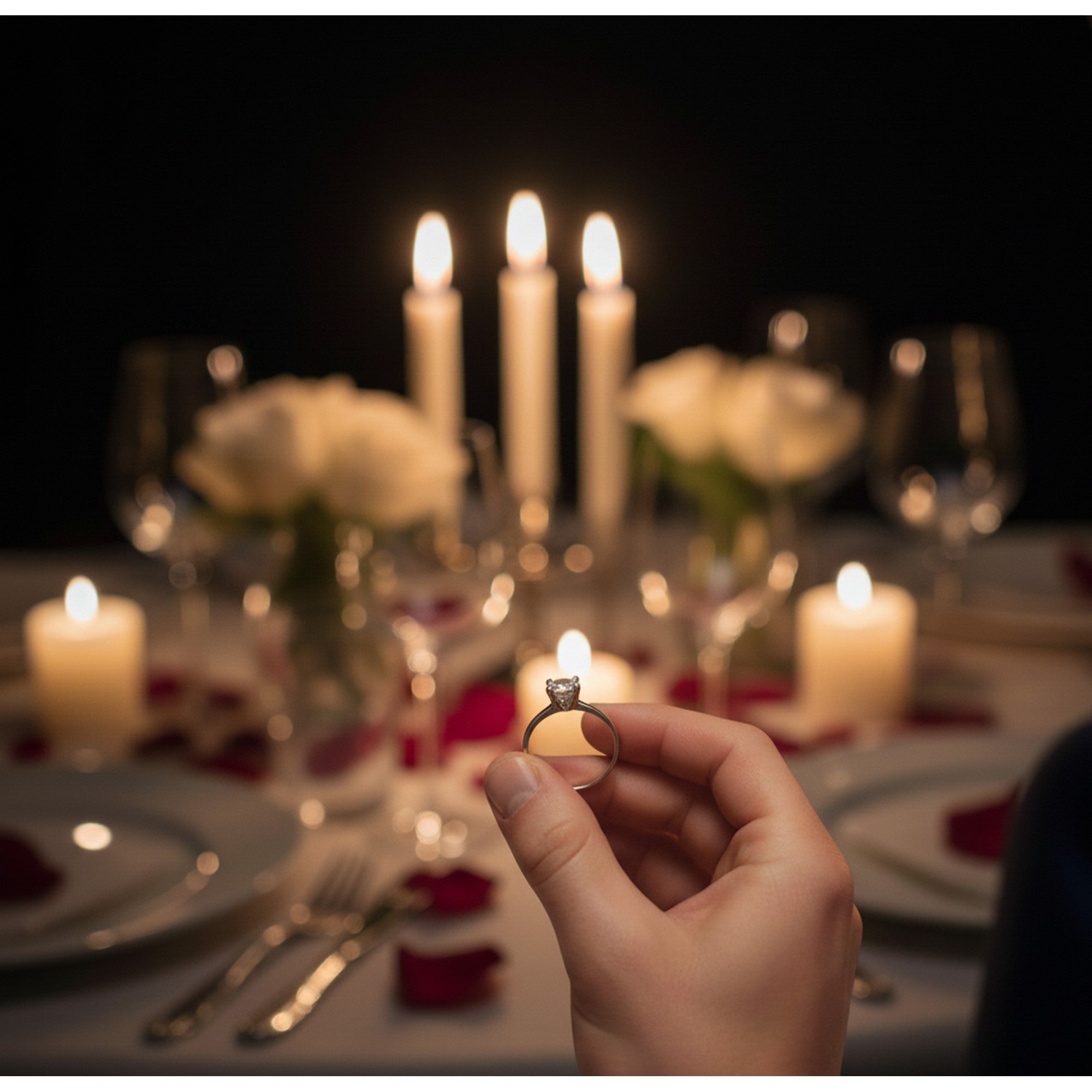 9ct White Gold & 1.06ct Solitaire Diamond Ring R13171A