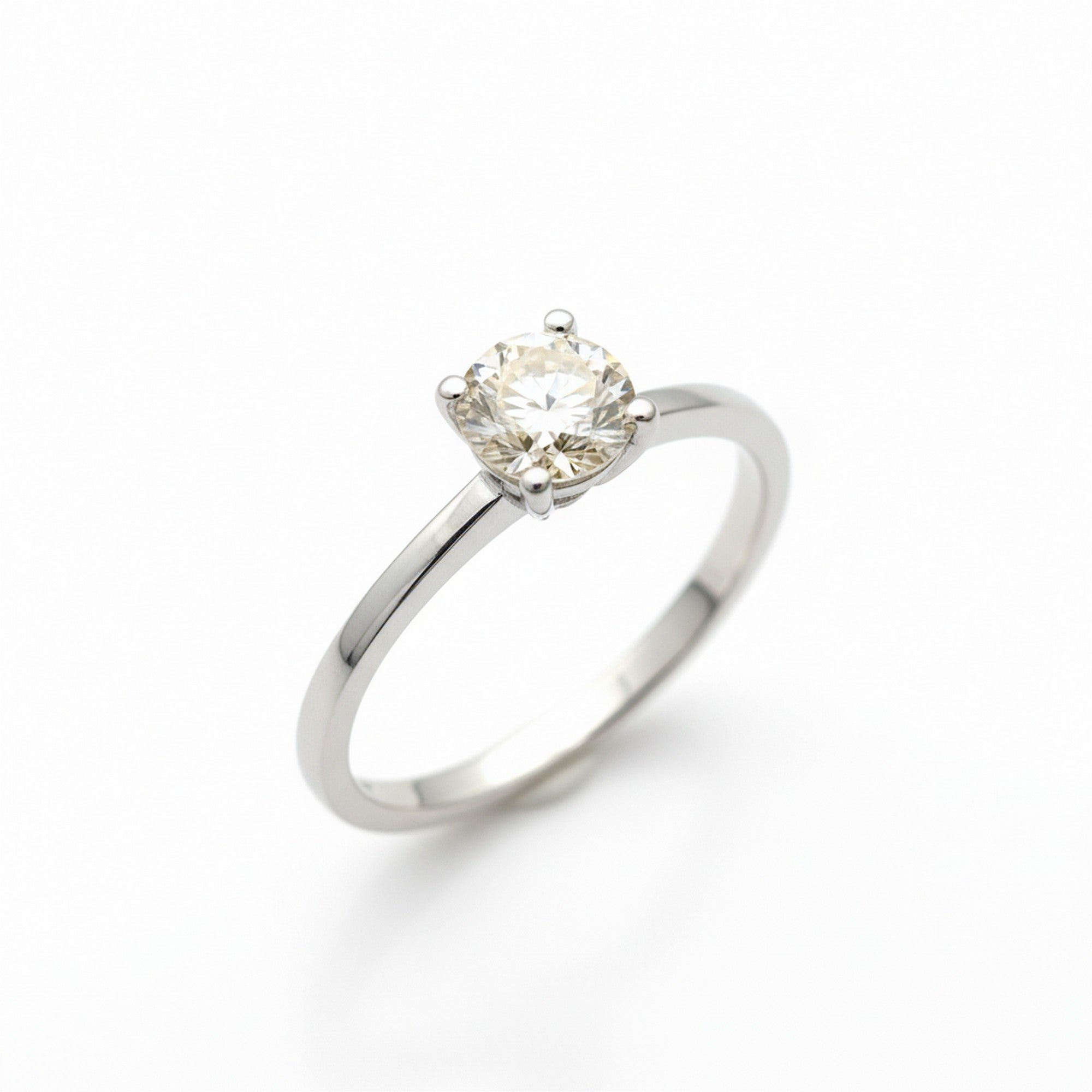 9ct White Gold & 1.06ct Solitaire Diamond Ring R13171A