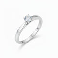 9ct White Gold & 0.47ct Diamond Solitaire Ring PN-R7370A