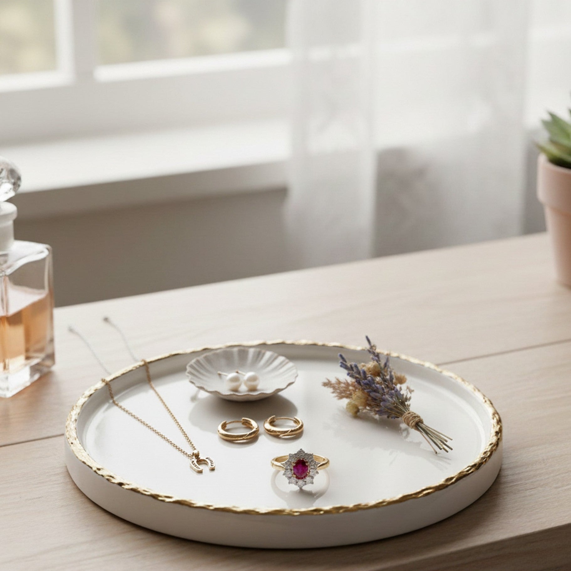 9ct Yellow Gold Large Cluster 0.80ct Diamond & Ruby Oval Centre Ring RR11814DA