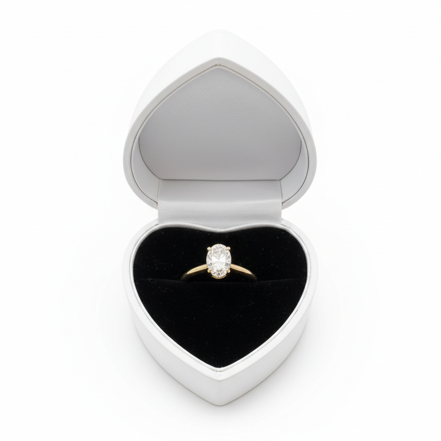 9ct Yellow Gold 1ct Lab Grown Diamond Ring SR100073H