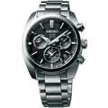 Seiko Astron Quartz Black Dial Stainless Steel Bracelet GPS Solar Satellite Men’s Watch SSH021J1