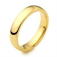 18ct Yellow Gold 5mm Classic Court Wedding Band 14A1/5 Size S 1/2 SPECIAL OFFER