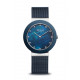 Bering Ceramic Blue Face Strap Watch 11435-387
