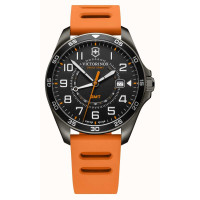 Victorinox Fieldforce GMT 42mm Orange Strap Sports Watch 241897