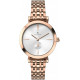 Accurist Ladies Rose Gold Plated With Silver Dial Watch 8180